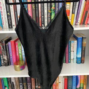 Cute velvet bodysuit